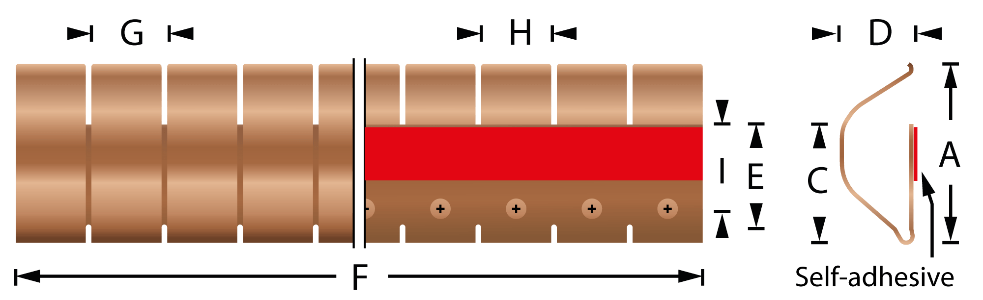 Stick-on mounting fingerstrip gaskets