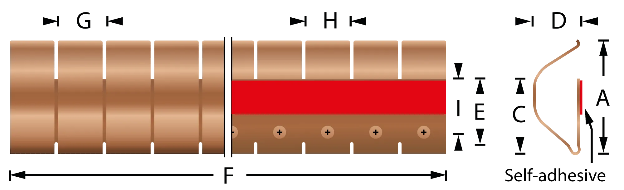 Stick-on mounting fingerstrip gaskets