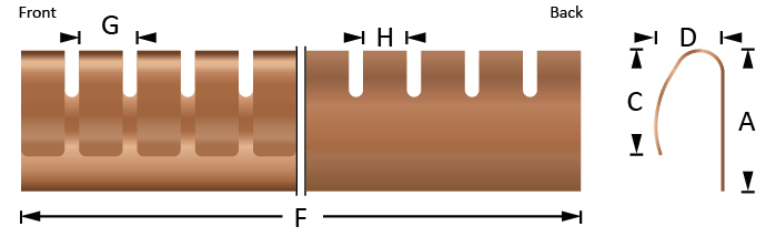 Contact fingers 2702-06