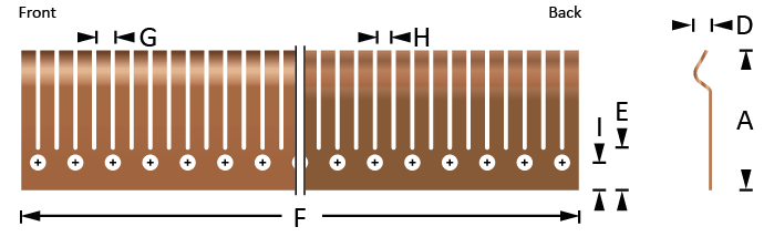 Contact fingers 2704-01
