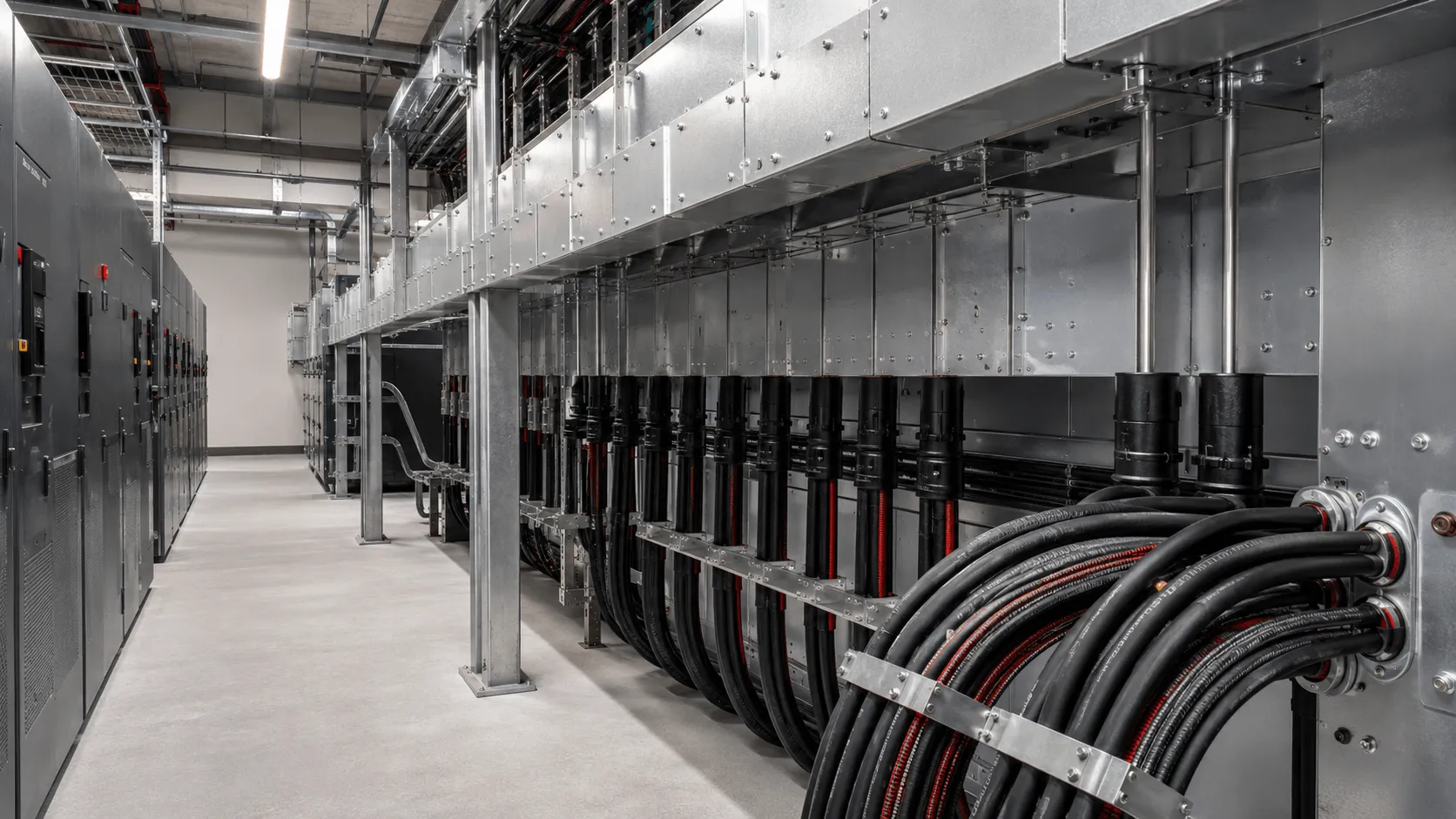 MuFerro low-frequency magnetic shielding for busbars and high-current cables
