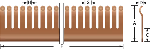 Ronde vingerstrips