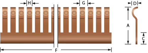 Ronde vingerstrips