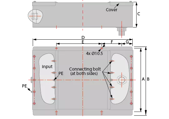 Compact high performance power line filters for shielded rooms filter types