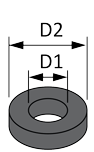 conductive washer washer drawing