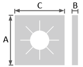 connector gasket technical drawing