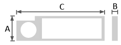 Technische Zeichnung der Verbindungsdichtung