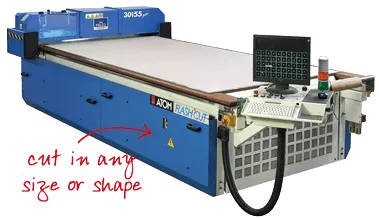 cut in any shape or size
