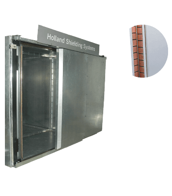 EMI RFI shielded Faraday cage doors sliding