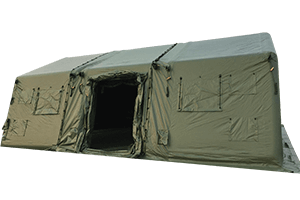 Military inflatable tent