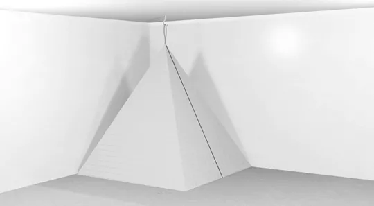 Faraday tent pyramid shape sizes
