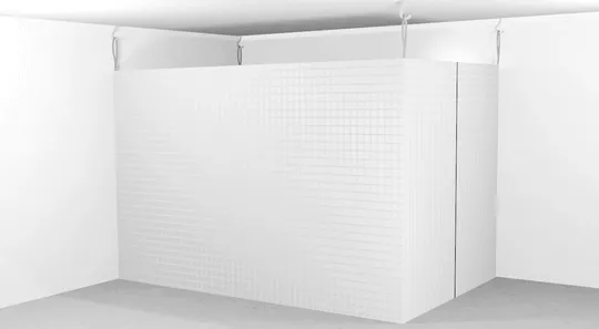 Faraday tent rectangular shape sizes