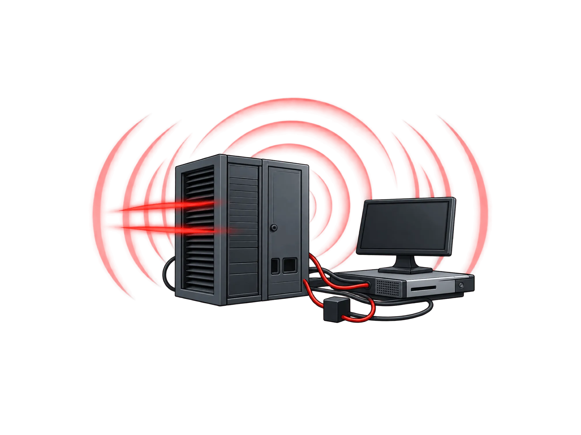 TEMPEST and EMSEC electromagnetic information leakage pathway