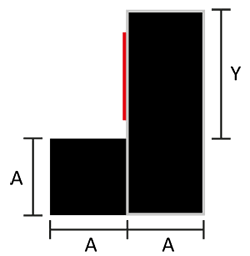 L-shape gasket standard dimensions