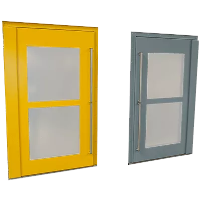 Shielded doors designed for MRI