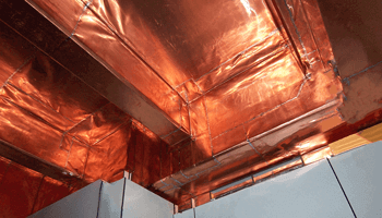 Mu-copper Faraday cage workmanship