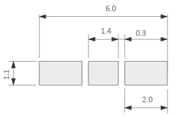 PCB-afscherming, montagegebied voor MC-clips, soldeergebied
