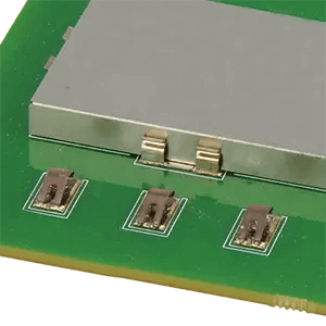 PCB spring contacts for grounding and EMI/ RFI shielding