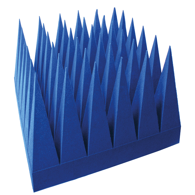 Icono de absorbentes piramidales a base de espuma de pu 1
