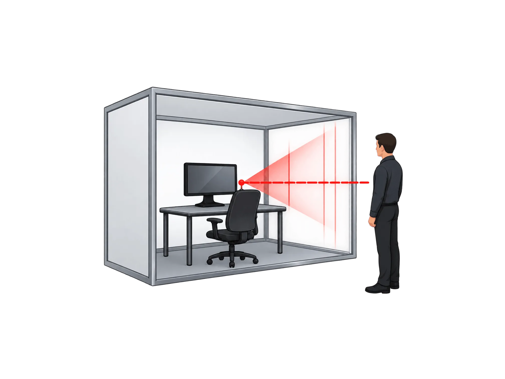 Physical information security risk through direct observation