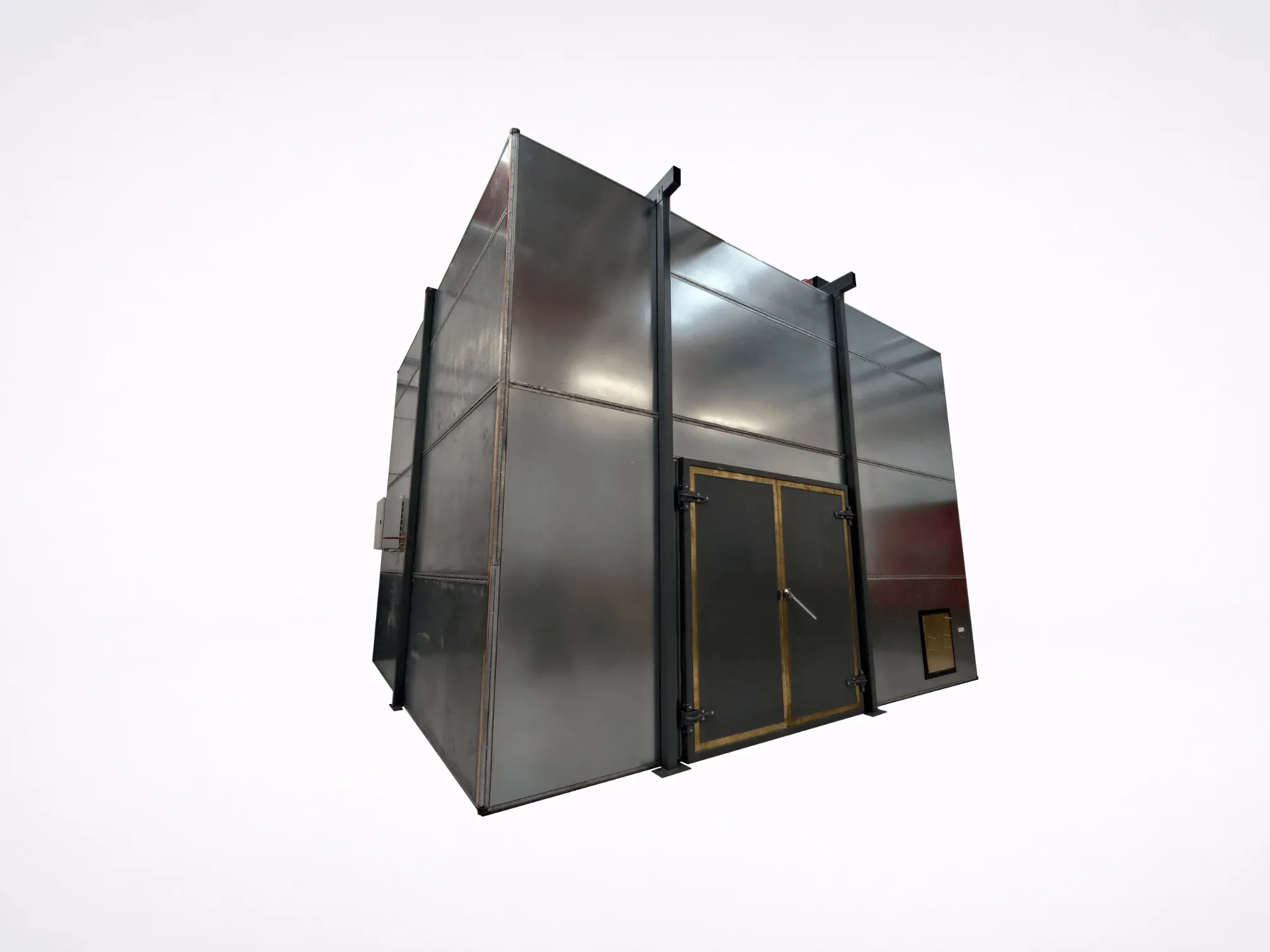 Prefabricated modular Faraday cage and shielded room