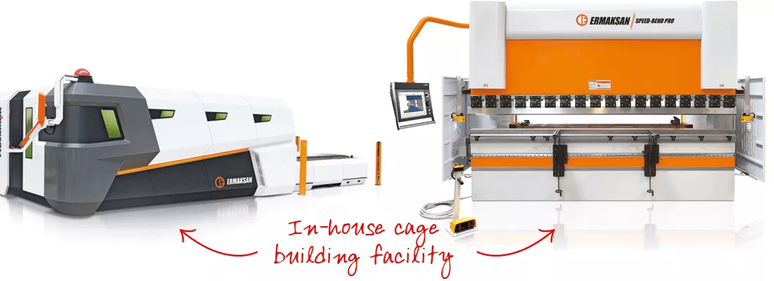 geprefabriceerde Faraday-kooien lasersnijder vouwmachine bouwfaciliteit
