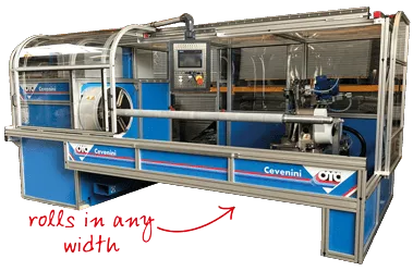 rolls made in any width