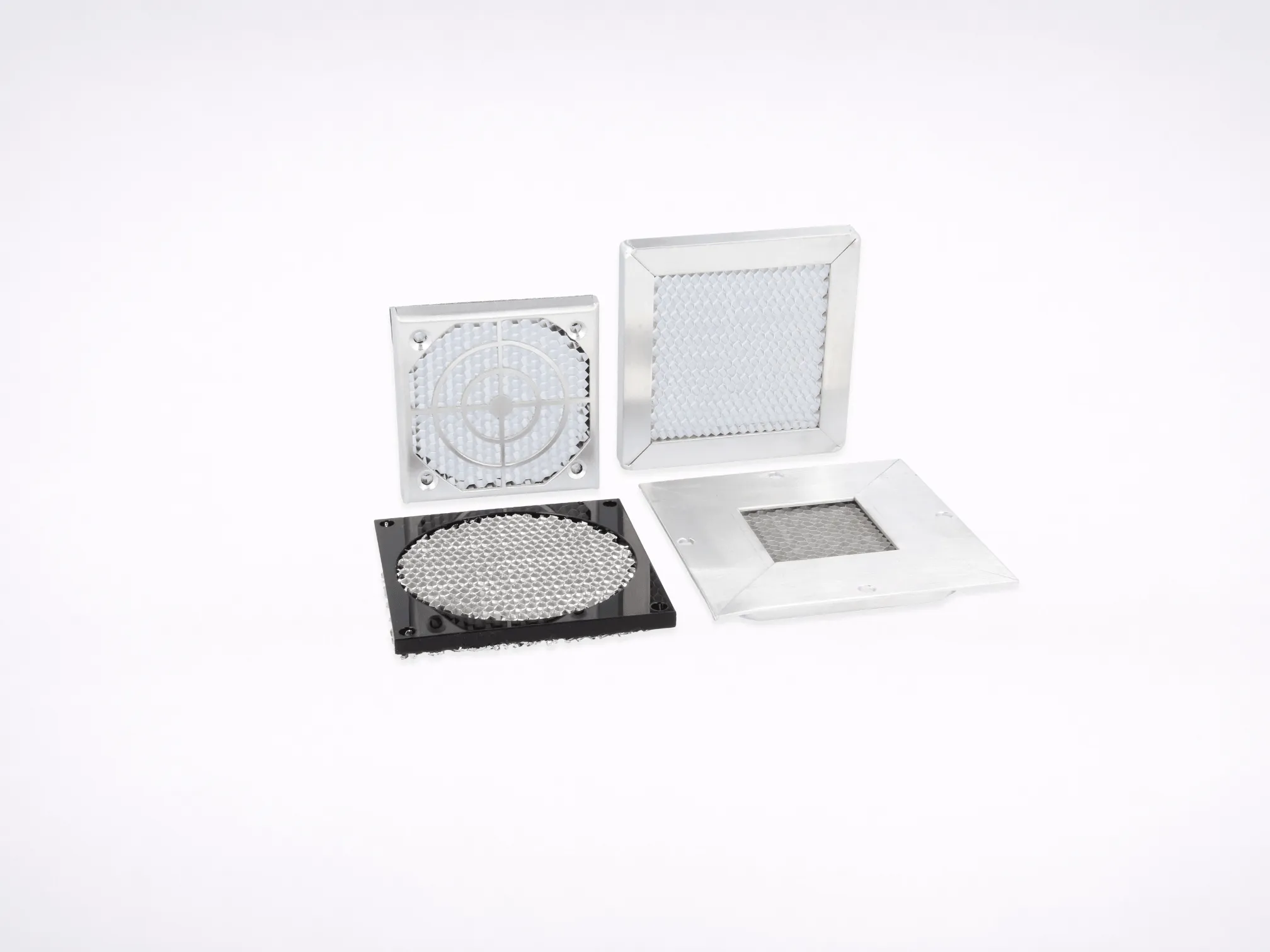 Honeycomb shielded ventilation panels for Faraday cages