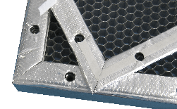 Amucor gasket used on a Honeycomb ventilation panel