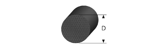 conductive rubber o-profiles cell-rubber