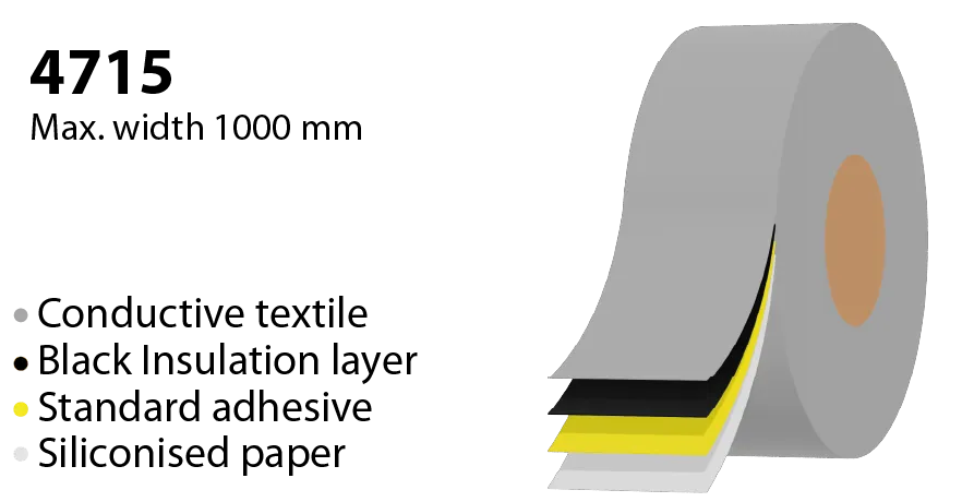Conductive textile and tapes 4715