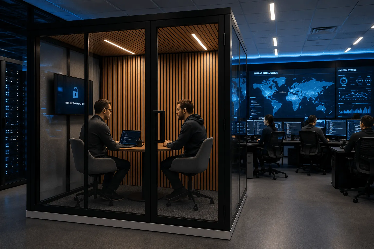 Quiet Faraday Room for IT and cybersecurity