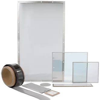 emc windows emi displays conductive transparent sheets