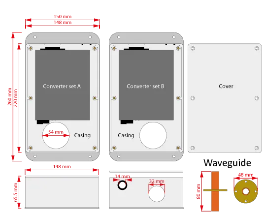 fiber optic ethernet converter drawing