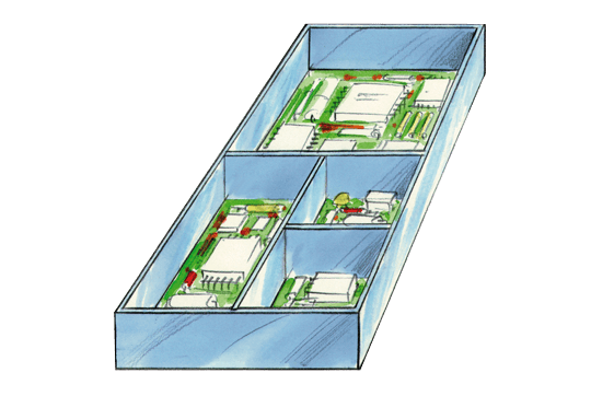 vaste pcb afscherming tekening