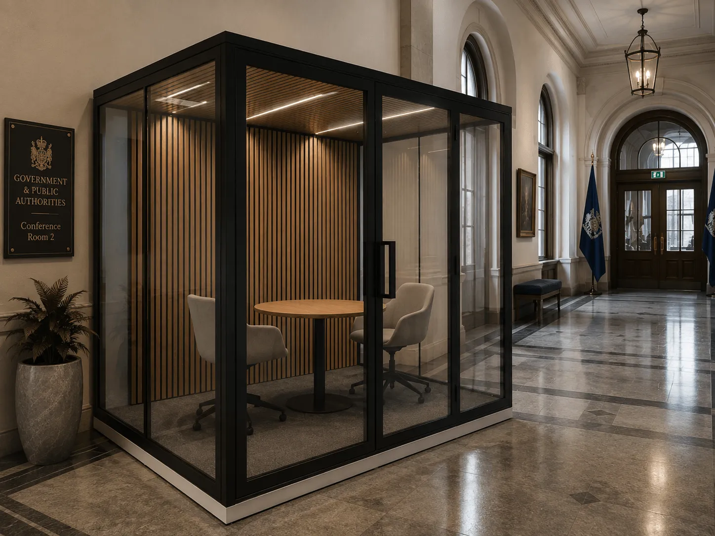 Quiet Faraday Room for government and public authorities