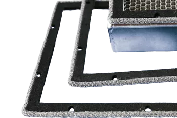 Metallgewebedichtung, Wasserdichtung, Dichtungen, RFI, EMI, IP-Wasserdichtung