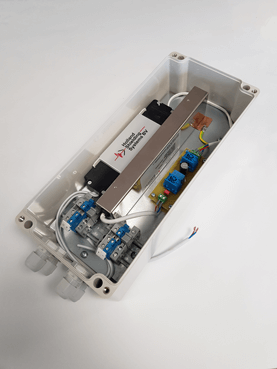 low emission led panel filter unit
