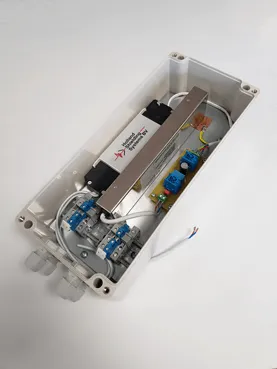 low emission led panel filter unit