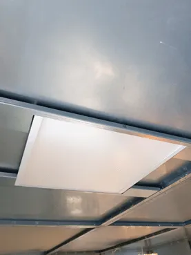 low emission LED panel in use