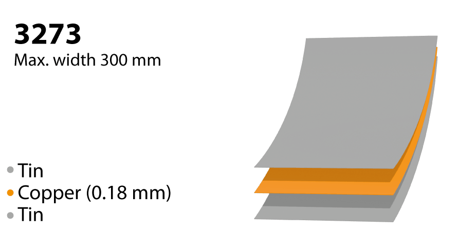 l&aacute;mina de cobre mu 3273