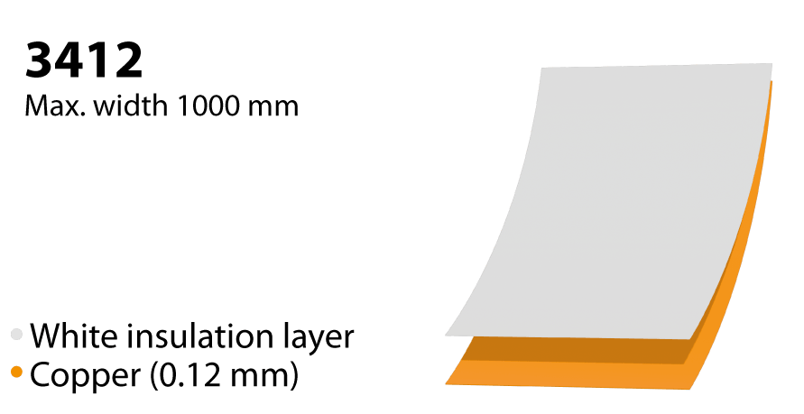 l&aacute;mina de cobre mu 3412