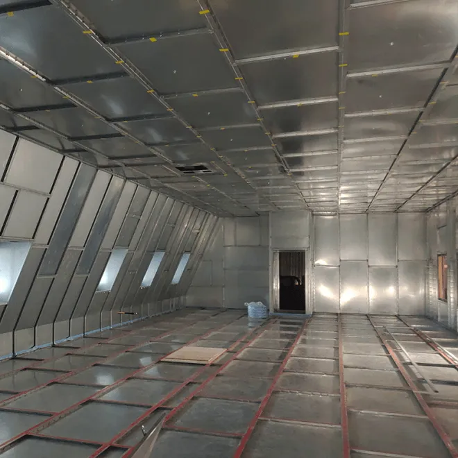 prefabricated prefab and modular faraday cage PF