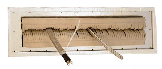 aanpVoorbeeld van een volledige 360 graden verbinding rond de kabelassen