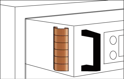 Snap-on mounting fingerstrip
