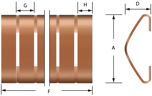 Snap-on mounting fingerstrip
