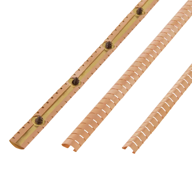 snap on mounting fingerstrip