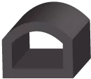 EMI standard shielding EMC gasket neoprene core 700051