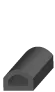EMI standard shielding EMC gasket neoprene core 700062