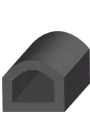 EMI standard shielding EMC gasket neoprene core 700076